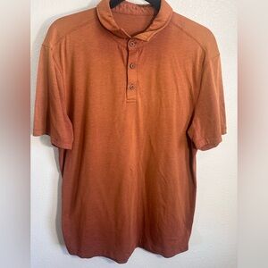 Lululemon Rust Orange Polo